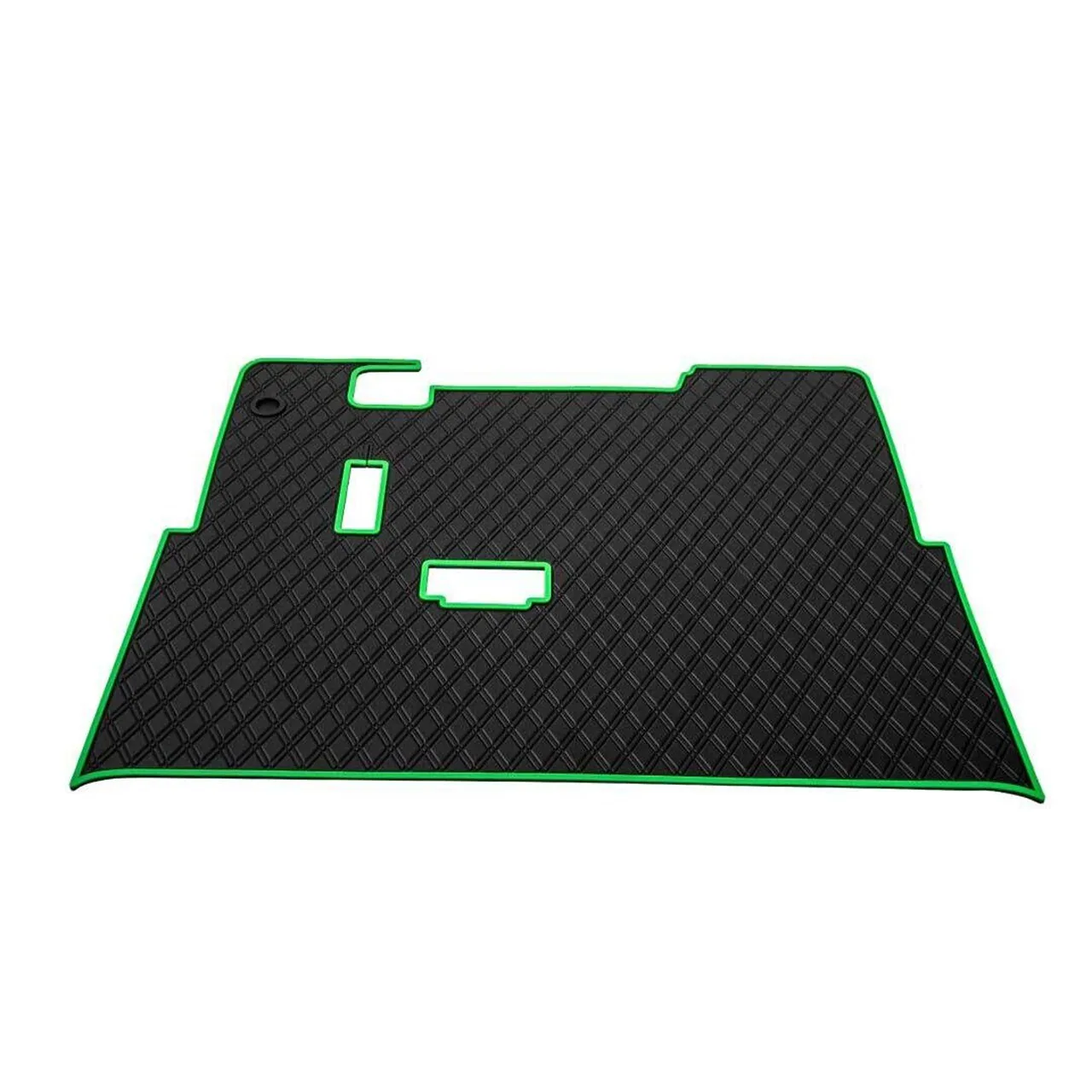 Коврик Xtreme Floor Mats для E-Z-GO TXT, чёрный с зелёной окантовкой, артикул 03-553