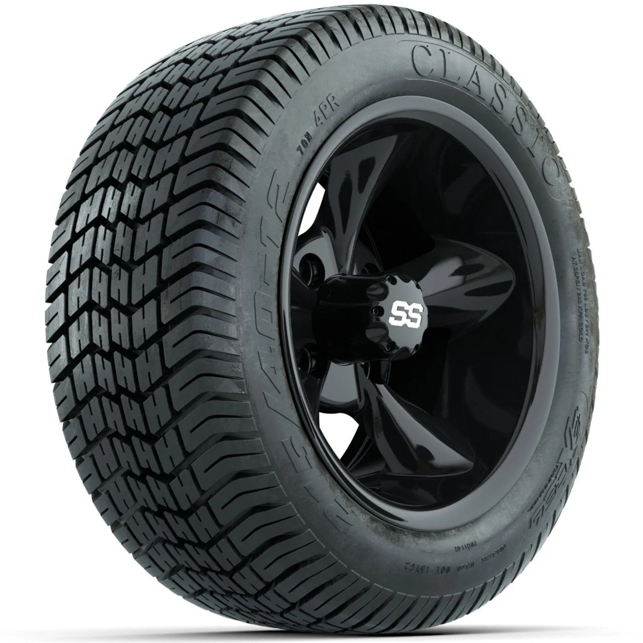 Комплект из 4 колёс 12" GTW Godfather с шинами 215/40-12 Excel Classic Street, артикул A19-721