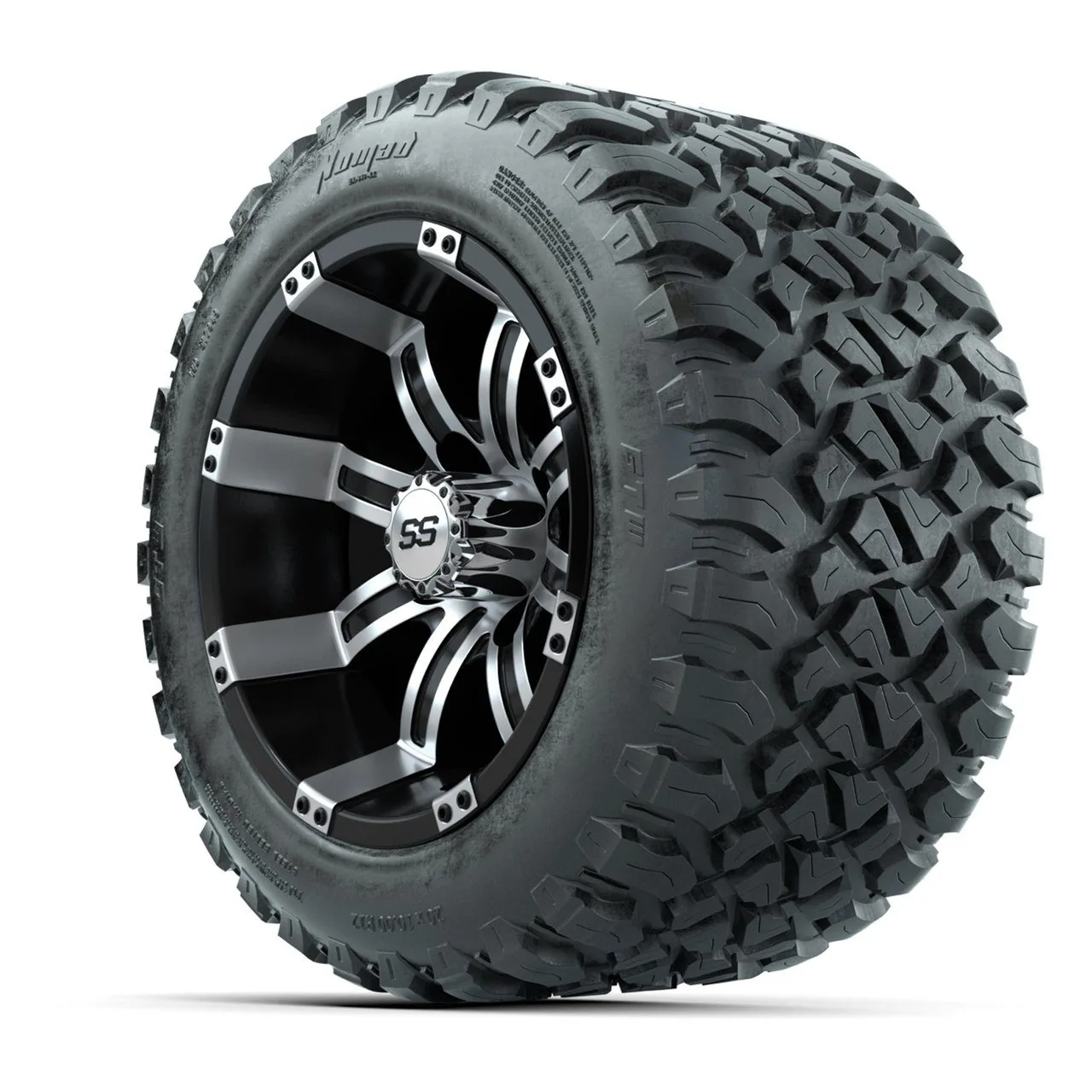 Комплект из 4 колёс 12" GTW Tempest с шинами 20x10-R12 GTW Nomad All-Terrain, артикул A19-743 — фото 3