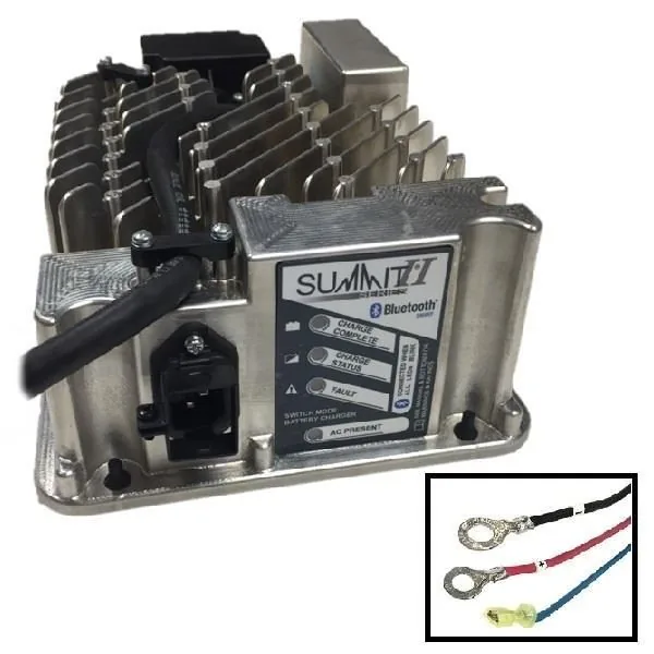 Зарядное устройство Lester Summit Series II 650 Вт 36/48 В, с кольцевыми клеммами 5/16" и фиксатором QD, провода 6 футов, артикул 3721
