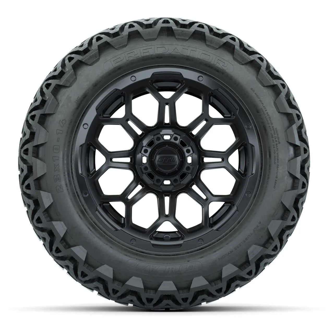 Комплект из 4 колёс GTW Bravo 14" с шинами GTW Predator All-Terrain 23x10-14, артикул A19-425 — фото 2