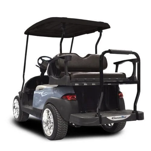 Заднее сиденье MadJax Genesis 300 с подушками Standard, чёрные, для Club Car DS (2000 г. и новее), артикул 01-042-202S