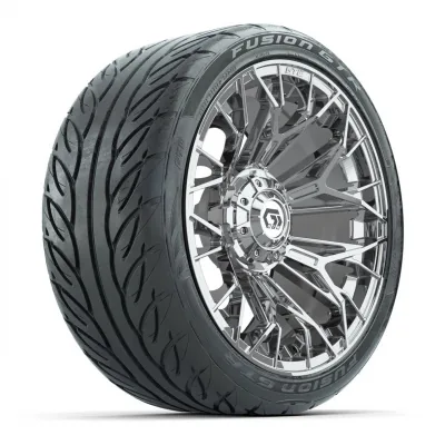 Комплект из 4 хромированных колёс 15” GTW Stellar с шинами 215/40-R15 Fusion GTR Street, артикул A19-800