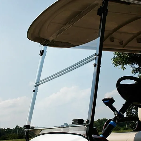 Складное лобовое стекло, прозрачное, 1/4", для Yamaha Drive2 (с 2017 года), RedDot, артикул 09-022 — фото 2