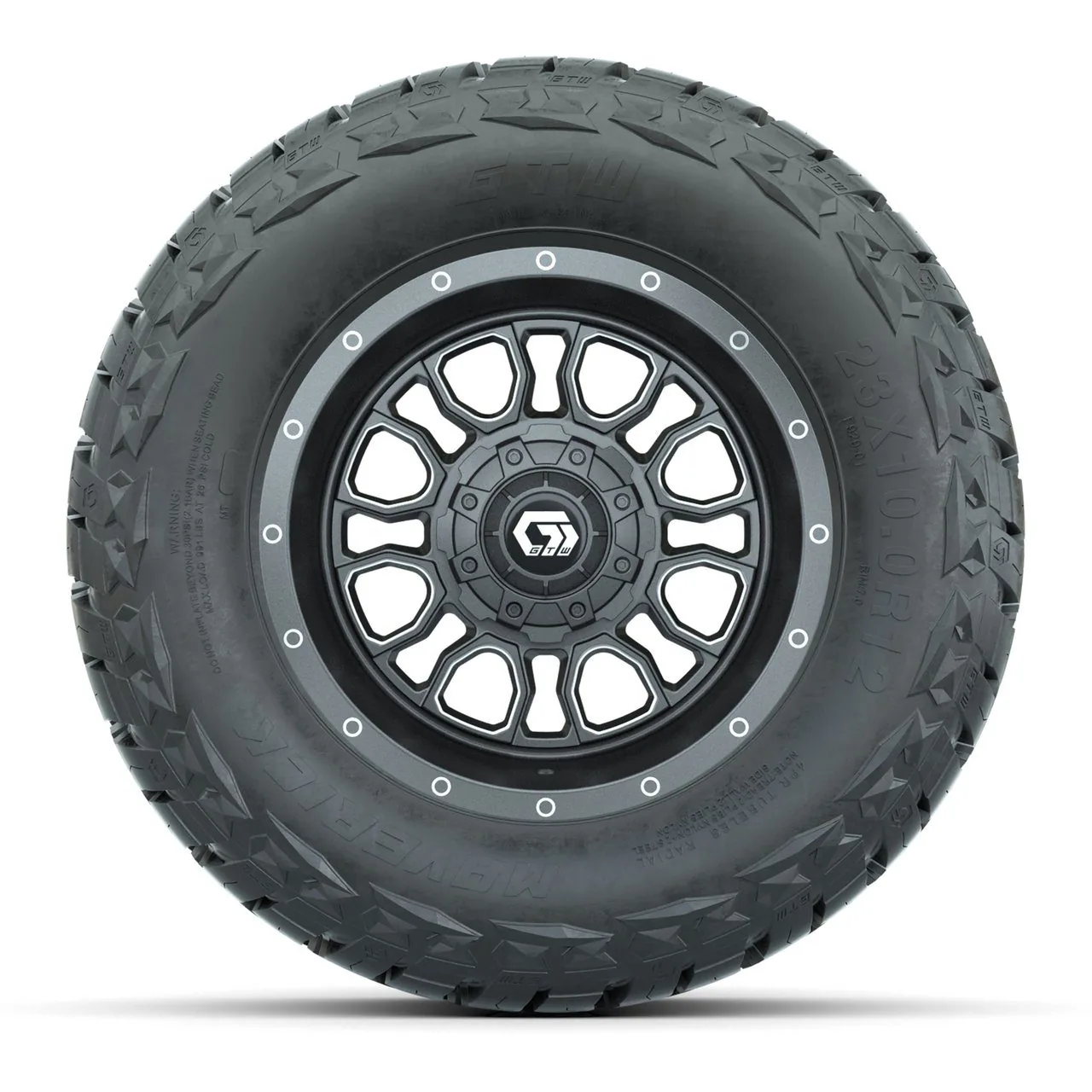 Комплект колёс GTW Volt, графитовый, 12" с шинами 23x10-R12 Maverick All-Terrain, артикул A19-1394 — фото 2