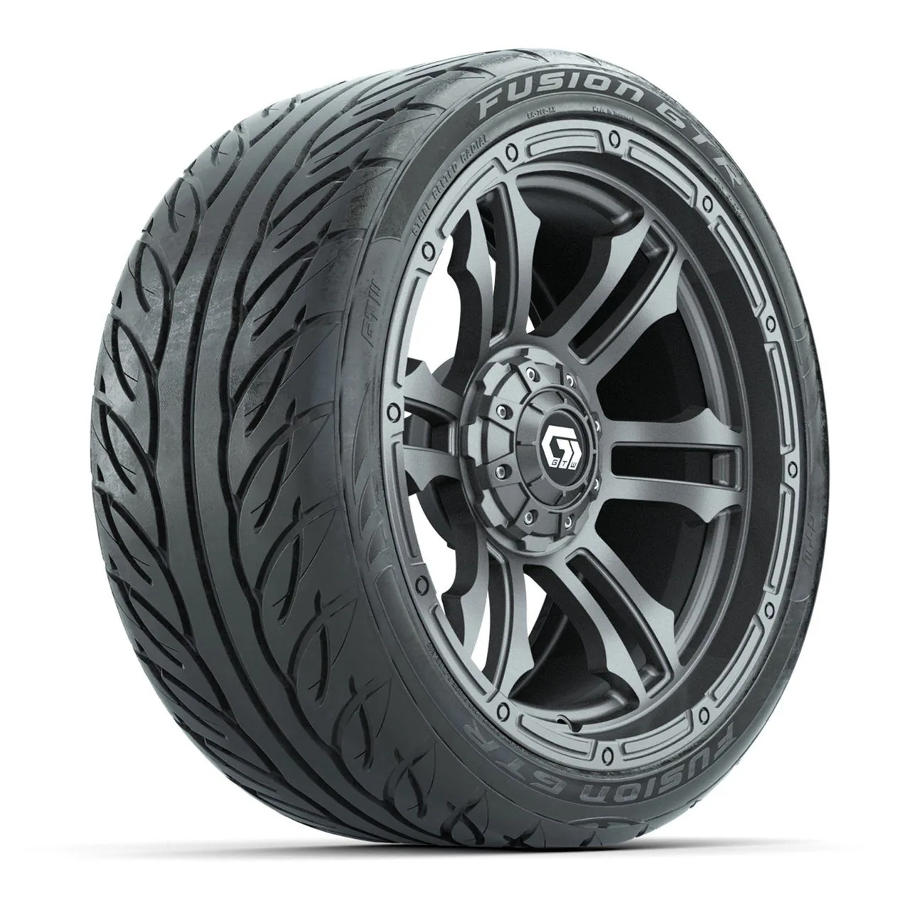 Комплект колёс GTW® Shogun 15" с шинами 215/40-R15 Fusion GTR, графитовый (Gunmetal), артикул A19-1272