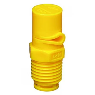 Наконечник распылителя XP BoomJet 1/4XP20R-VP, жёлтый, правый факел, TeeJet, артикул RTJ14XP20R-VP