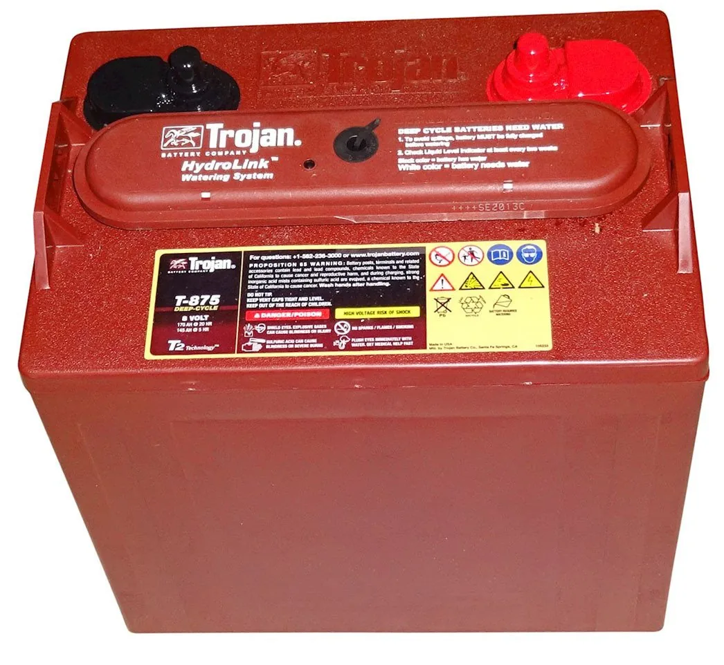 Single Батарея - Trojan T875 свинцовый, артикул G2114200200