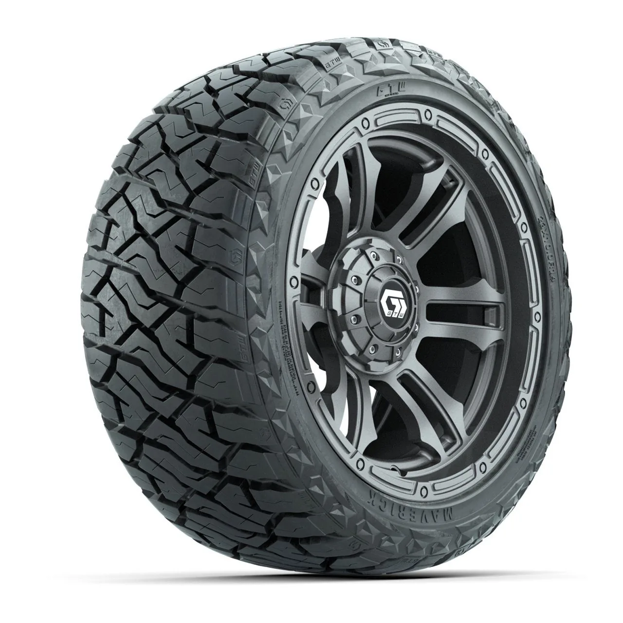 Комплект колёс 14" GTW Shogun, глянцевый графитовый, с шинами Maverick All-Terrain 23x10.00-R14, артикул A19-1316