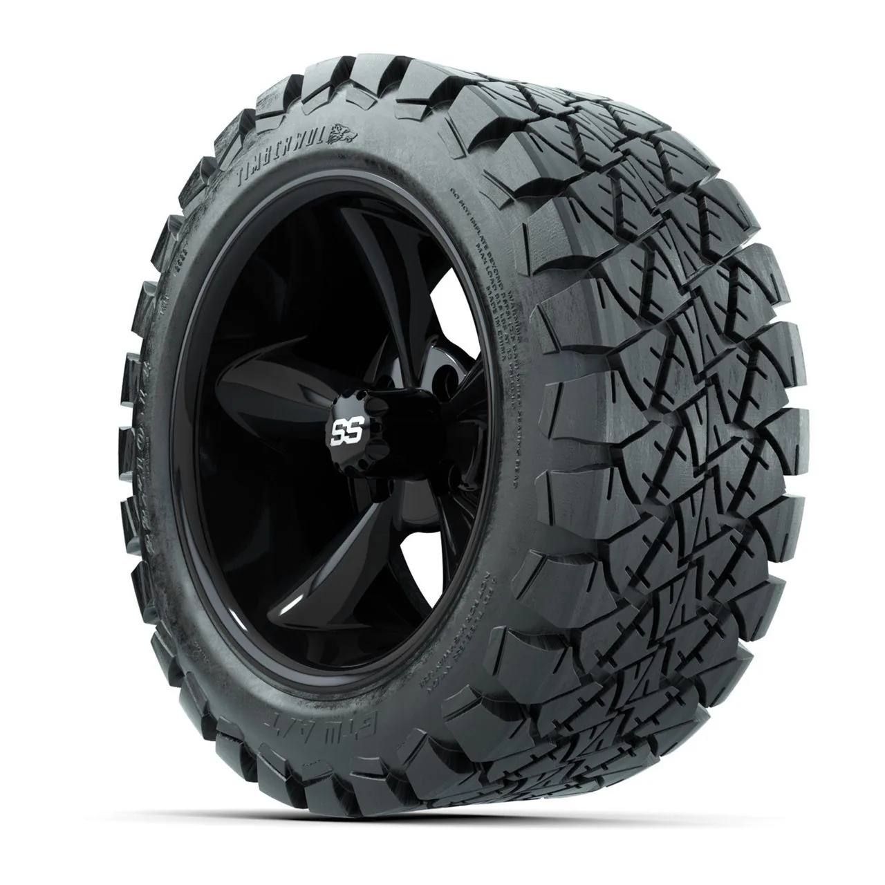 Комплект из 4 дисков GTW Godfather 14" с шинами GTW Timberwolf 22x10-14 для любого рельефа, артикул A19-528 — фото 3
