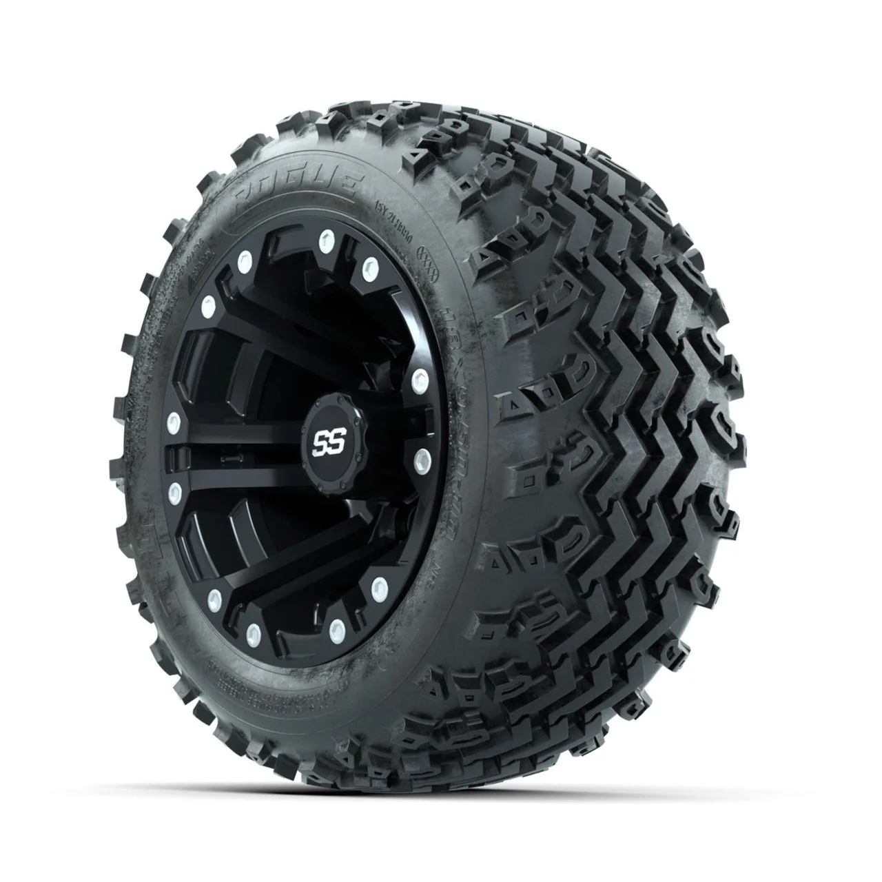 Комплект колёс и шин: диски GTW Specter матовый чёрный 10", шины Rogue All-Terrain 18x9.50-10, артикул A19-891 — фото 3