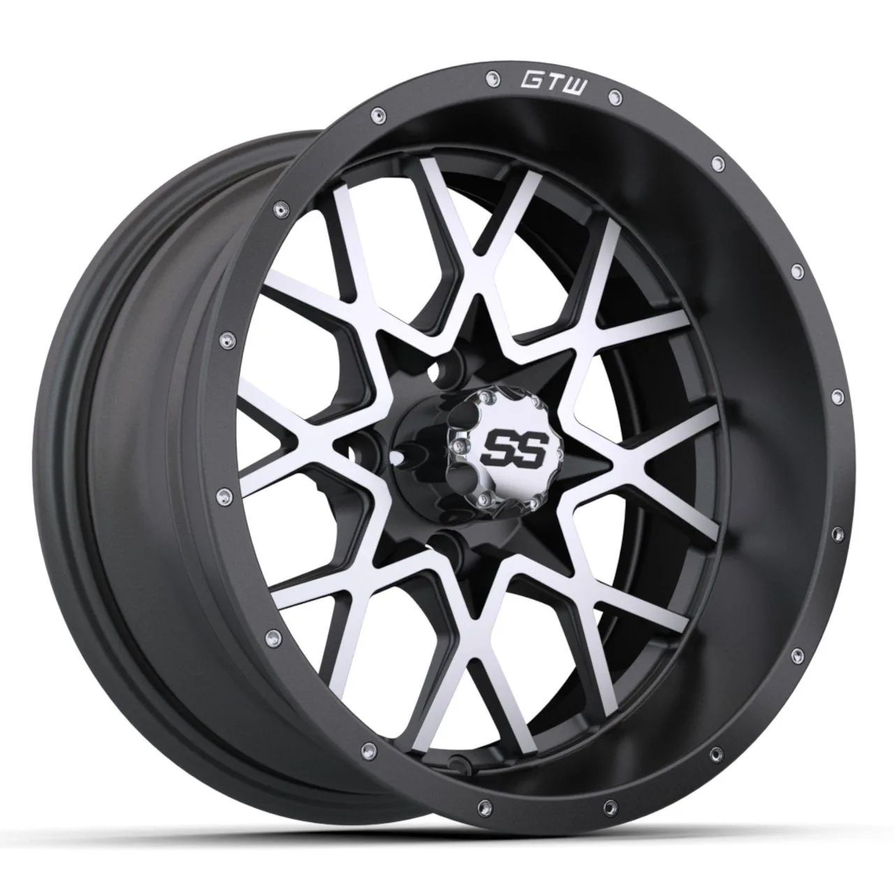 Диск 14" GTW® Vortex, матовый серый с проточкой, артикул 19-231