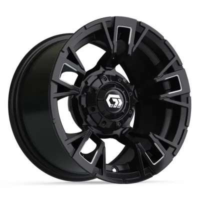 Колёсный диск 12&Prime; GTW&reg; Vandal, матовый чёрный с проточенными элементами, артикул 19-420