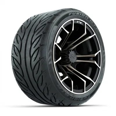Комплект из 4 колёс 12" GTW Spyder с шинами 215/40-R12 Fusion GTR Street, артикул A19-647