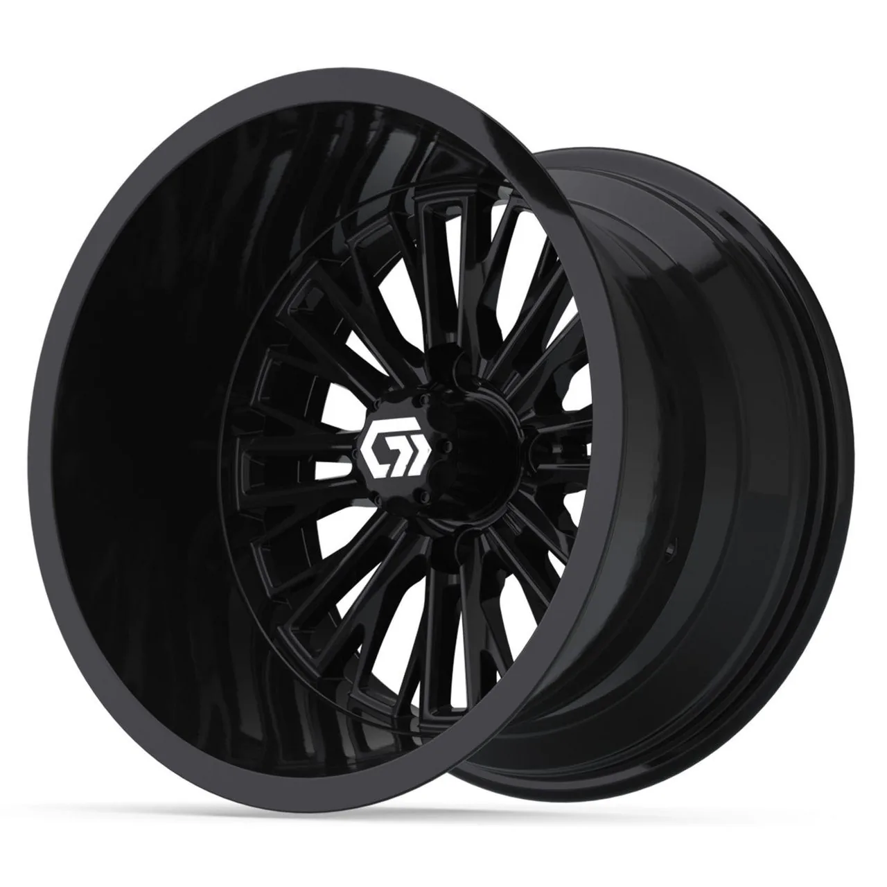 Колёсный диск 14&Prime; GTW&reg; Viper, глянцевый чёрный, сверхширокий, артикул 19-429 — фото 3