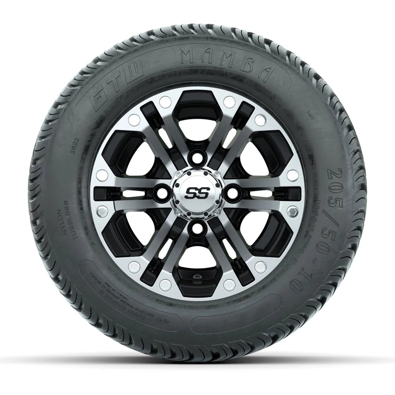 Комплект из 4 колёс GTW Specter 10" с шинами GTW Mamba Street 205/50-10, артикул A19-448 — фото 2