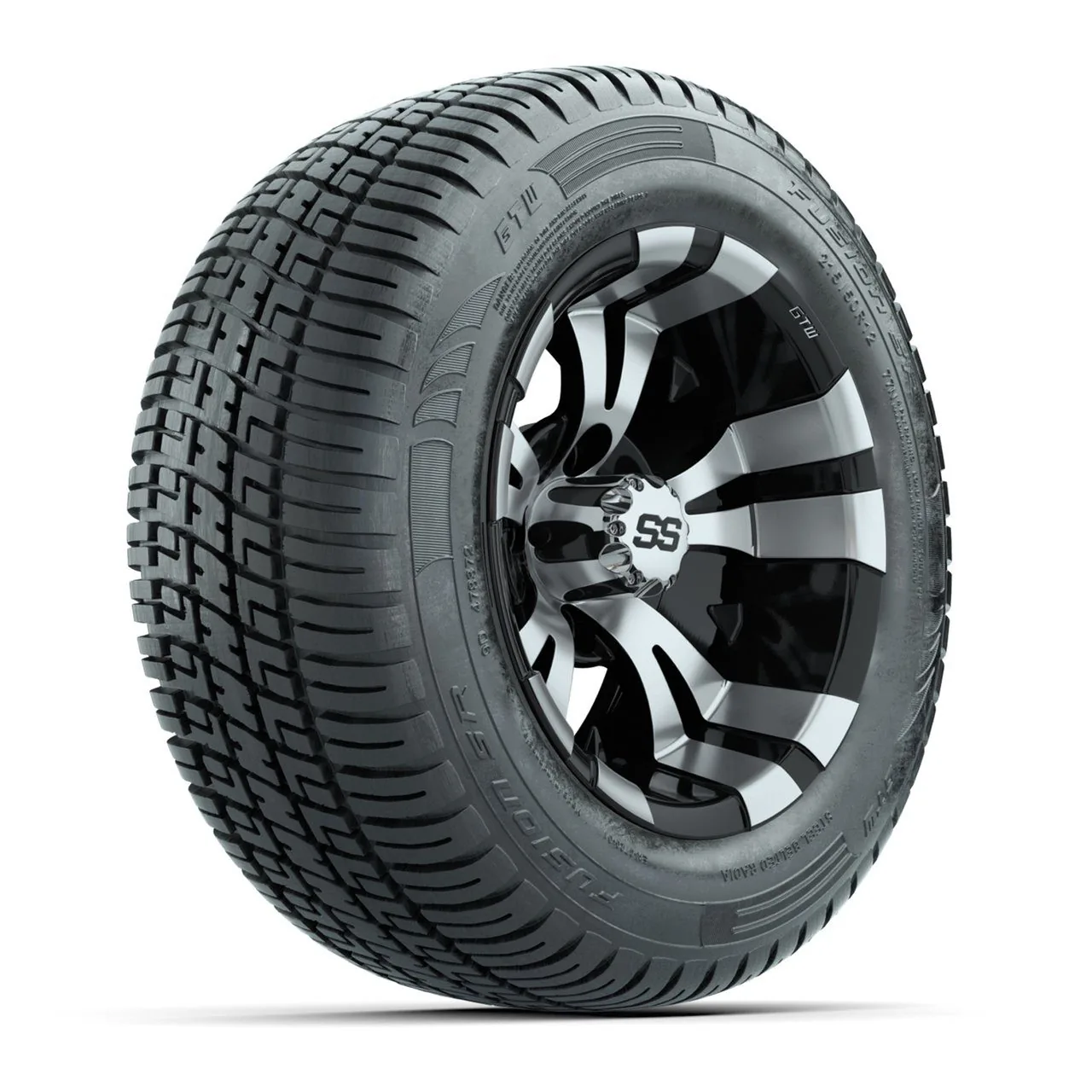 Комплект из 4 колёс 12" GTW Vampire с шинами 215/50-R12 Fusion S/R Street, артикул A19-599