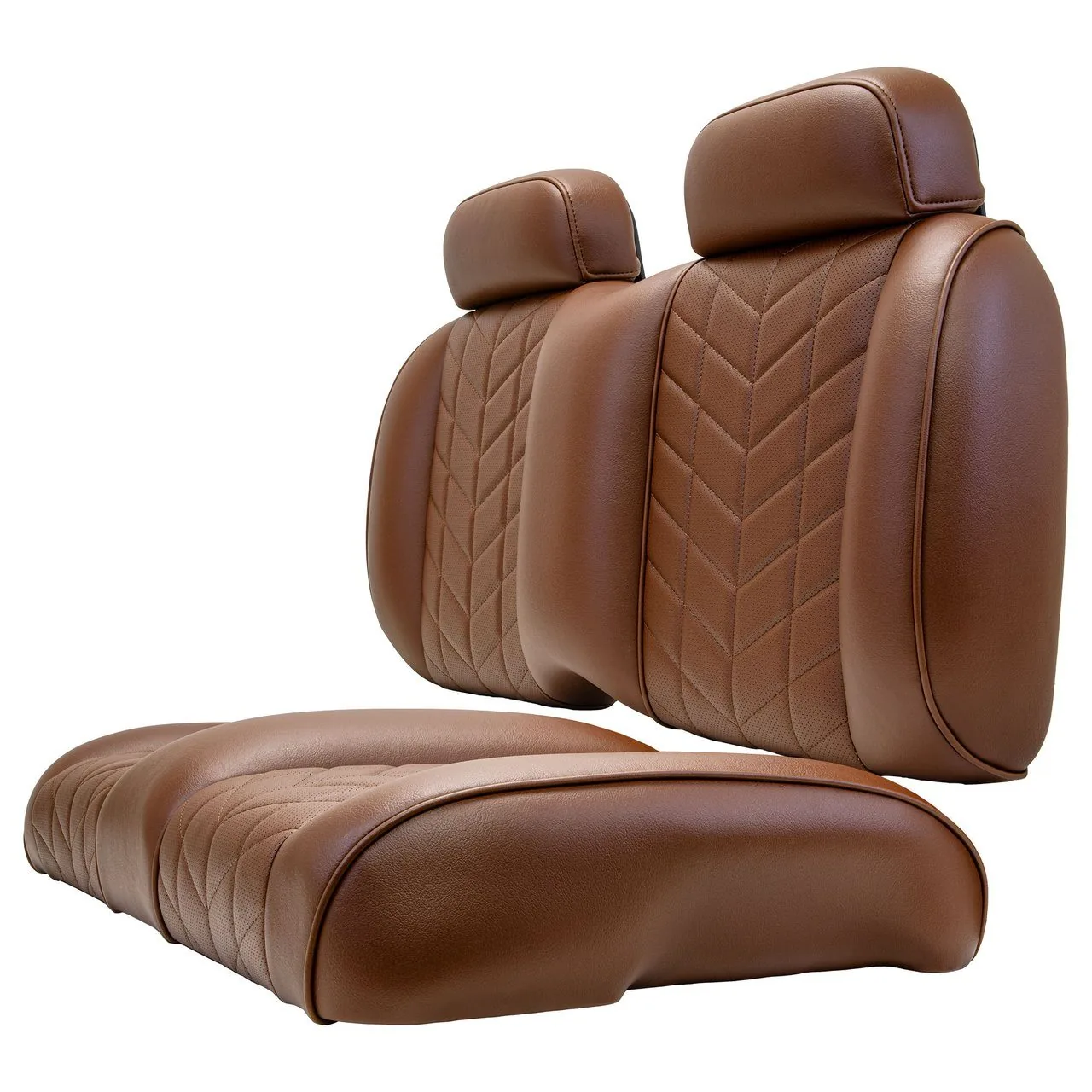 Передние сиденья MadJax Aviator для Club Car Precedent/Tempo/Onward, кофейные (2012 г. и новее), артикул 10-638 — фото 9