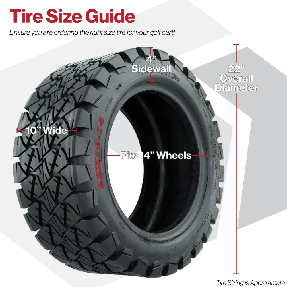 Шина 22x10-14 GTW® Timberwolf, всесезонная для бездорожья, артикул 20-071 — фото 5