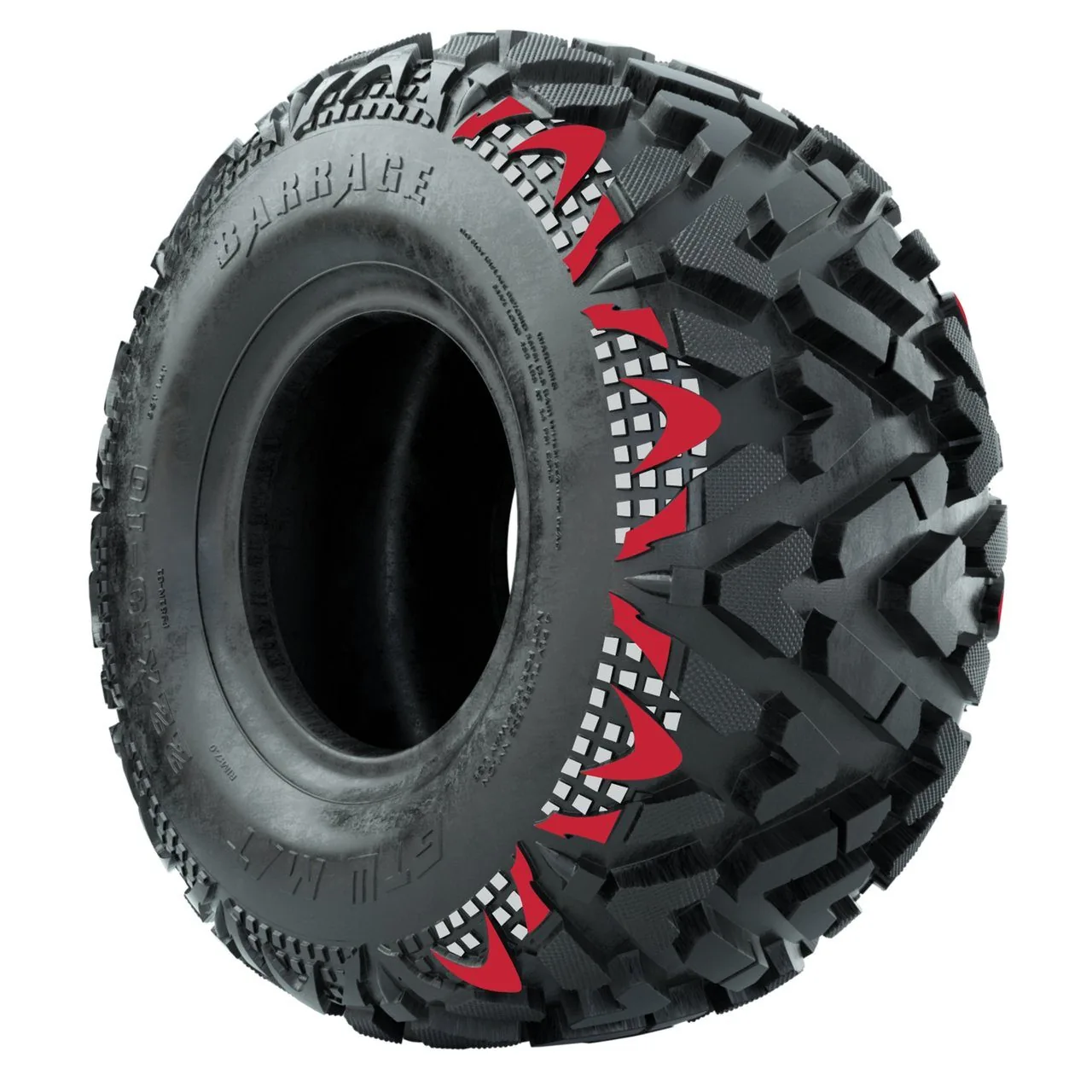 Колёса GTW Shogun Gloss Black 14" с грязевыми шинами 25x10-14 Barrage Mud, полный комплект, артикул A19-2366 — фото 13