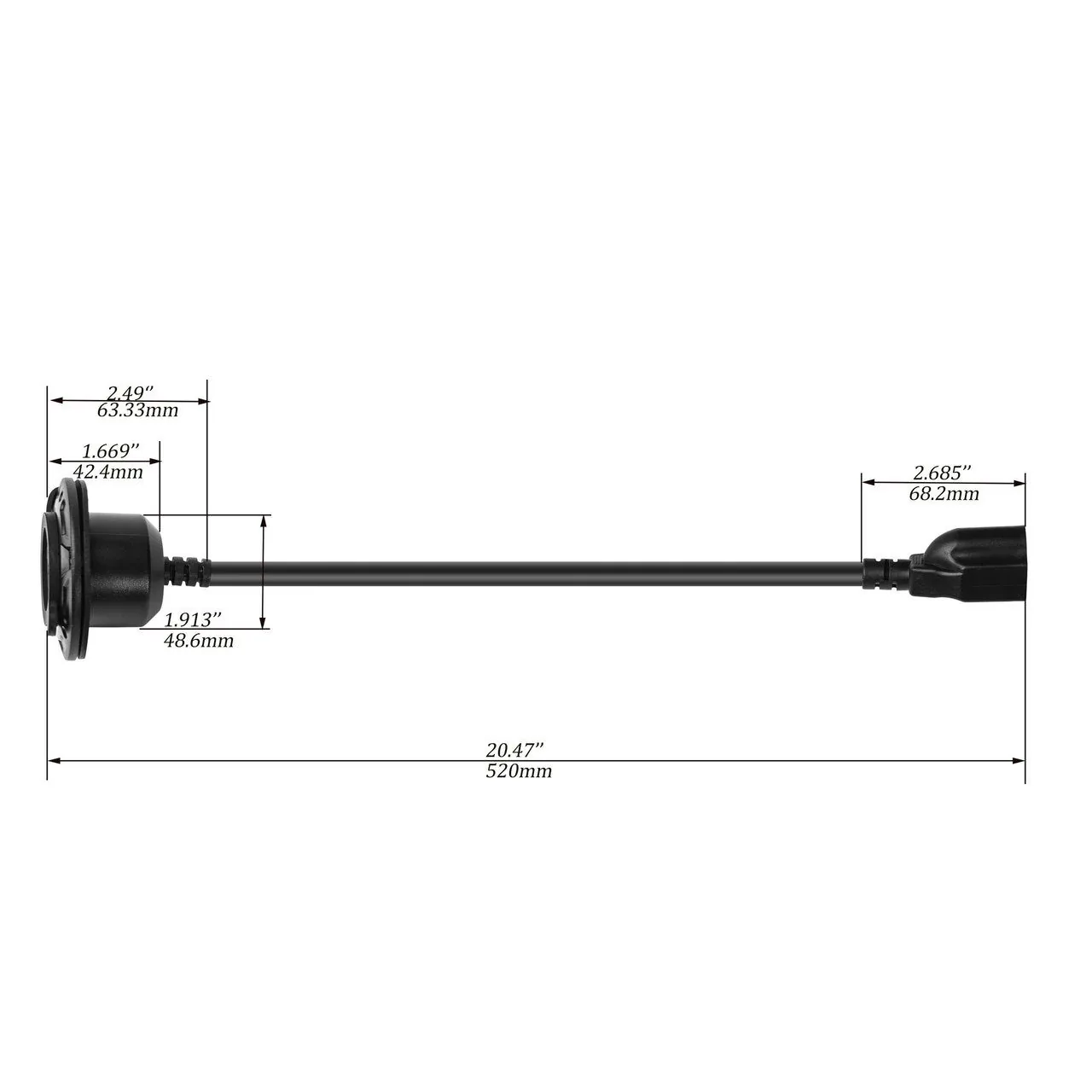 Адаптер AC для подключения зарядки (Hardwire), Bolt Energy, артикул 33-005 — фото 3