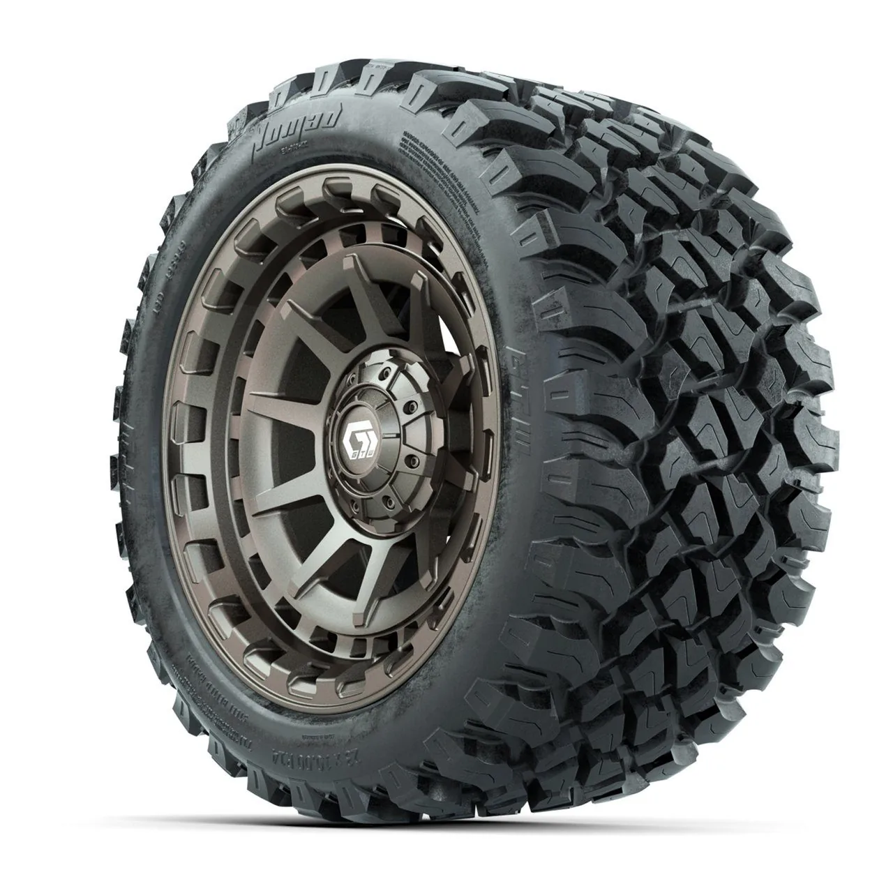 Колёса GTW Barricade Bronze 14" с шинами 23x10-R14 Nomad Steel Belt Radial All-Terrain, полный комплект, артикул A19-2344 — фото 3