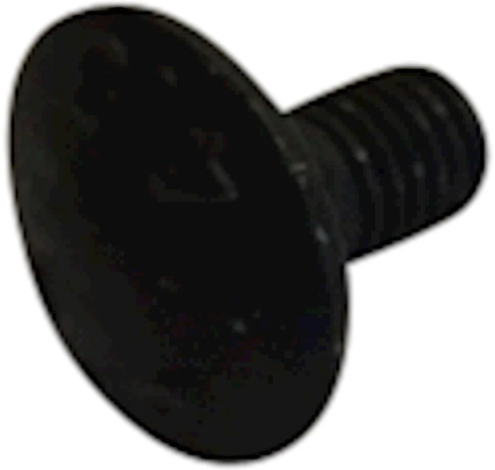 Болт, M6x12, чёрный пассивированный, DIN 603, артикул G1199004700
