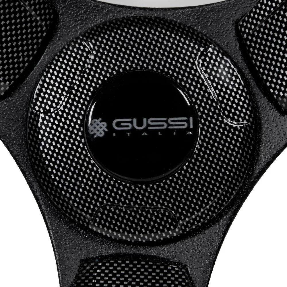 Руль Gussi Italia® Model 13 чёрный с карбоном, для E-Z-GO, артикул 06-150 — фото 4