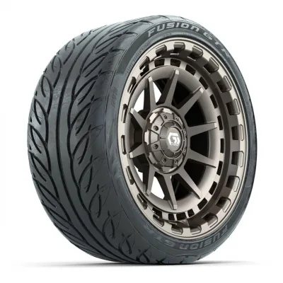 Комплект колёс GTW® Barricade 15" с шинами 215/40-R15 Fusion GTR, сатиновый бронзовый, артикул A19-1266