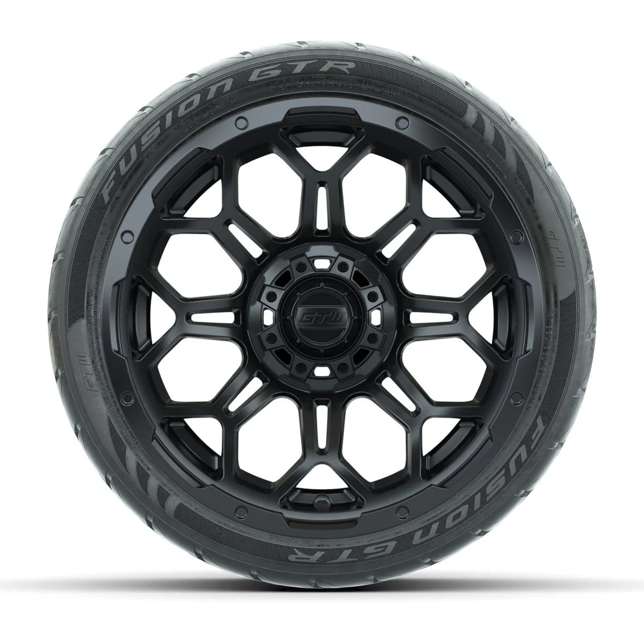 Колёса в сборе с шинами GTW® Bravo 14", матовый чёрный, 205/40-R14 Fusion GTR Steel Belt Radial Street, комплект 4 шт., артикул A19-2492 — фото 2