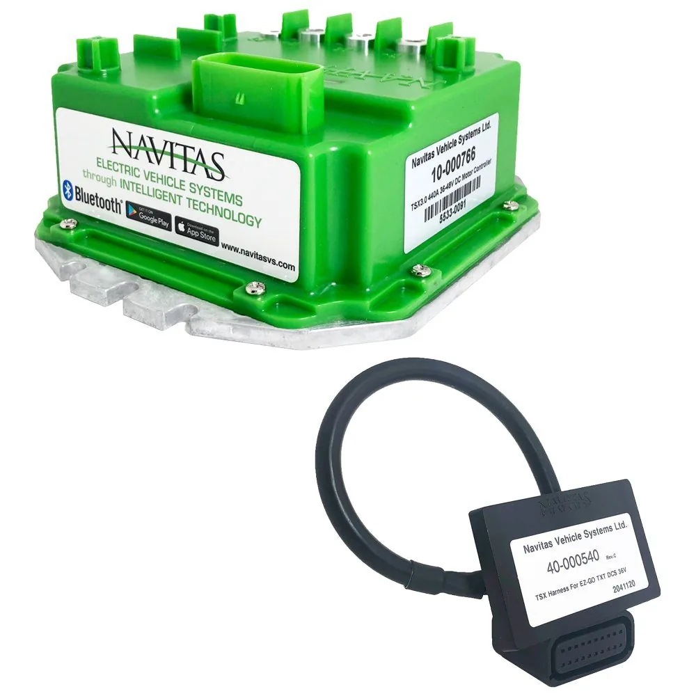 Контроллер Navitas TSX 3.0 600 А с переходным жгутом, для E-Z-GO TXT 36 В, артикул 25-106