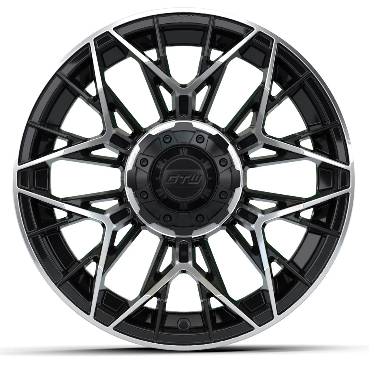 Диск 14" GTW® Stellar, чёрный с фрезерованными акцентами, артикул 19-321 — фото 2