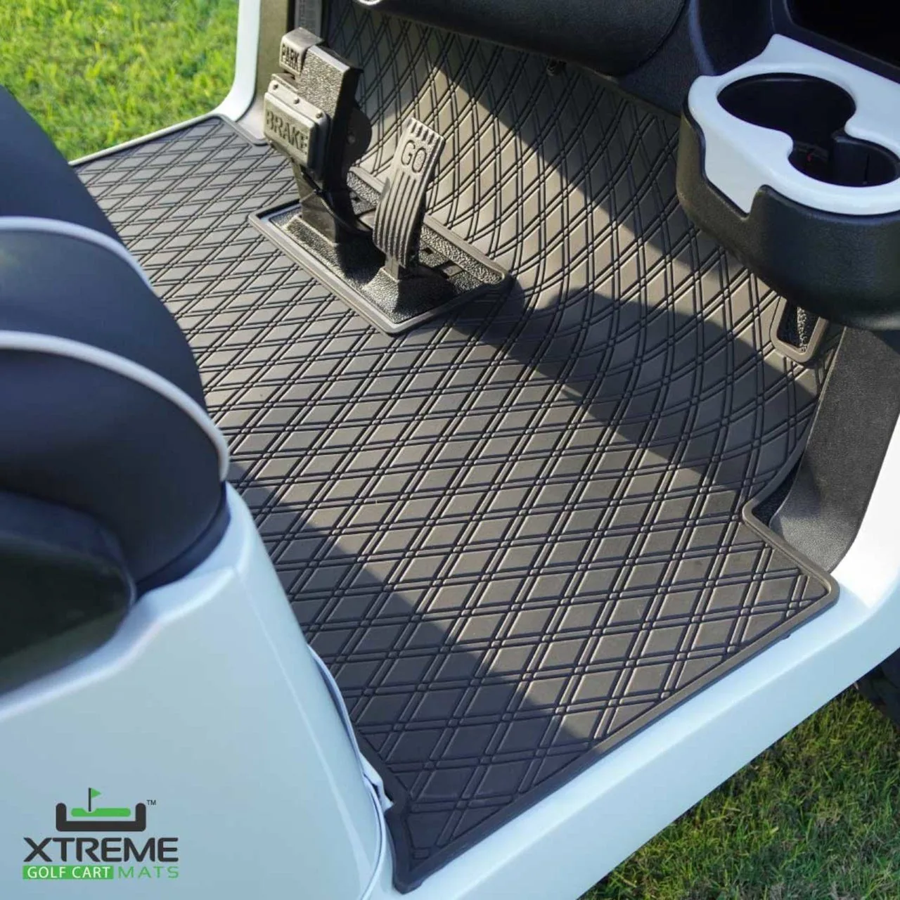 Коврики Xtreme для Club Car Precedent / Onward / Tempo / Villager и V4L, полностью чёрные, артикул 03-171