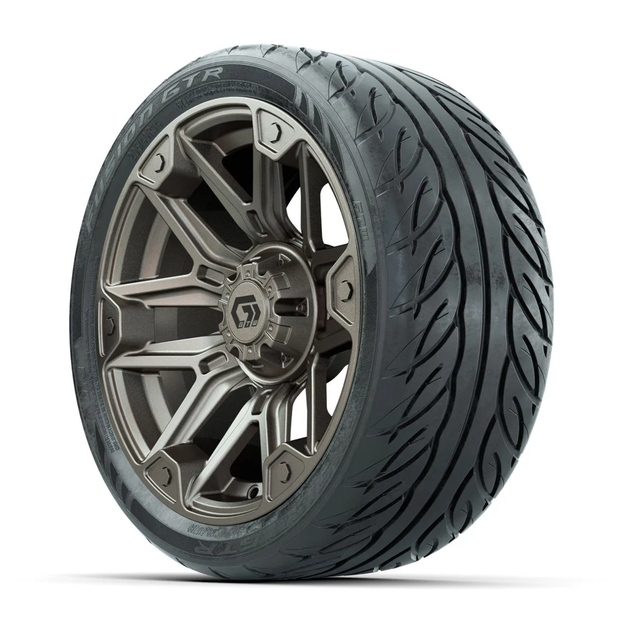 Комплект колёс GTW® Graffiti 14" с шинами 205/40-R14 Fusion GTR, сатиновый бронзовый, артикул A19-1251 — фото 3